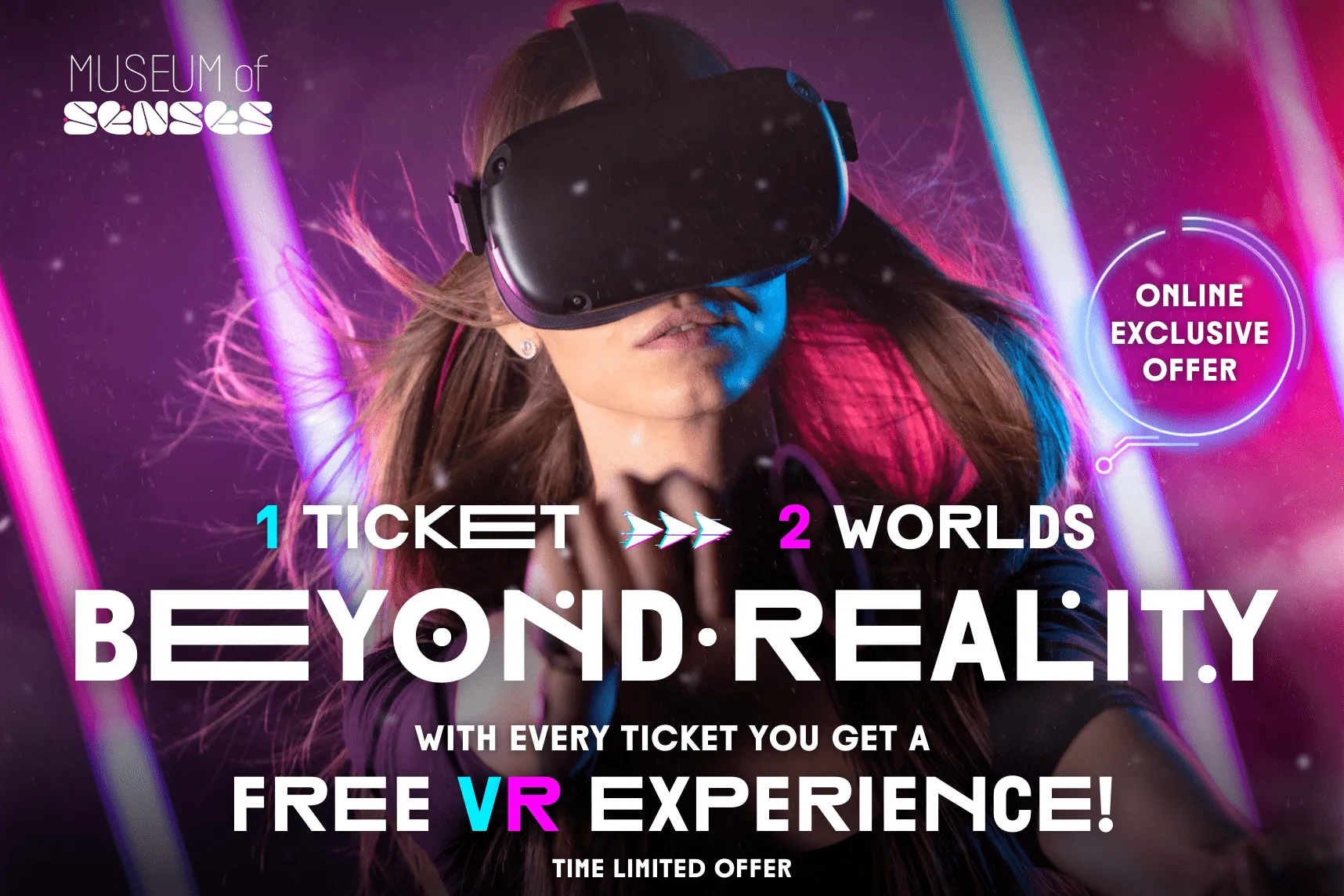 Special offer at Museum of Senses - limited time discount